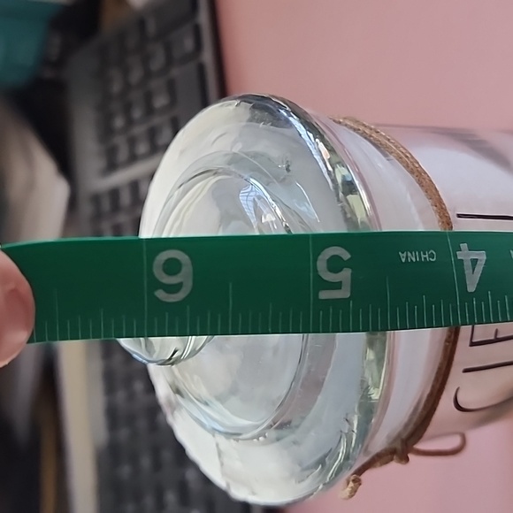 Rae Dunn Glass CLEAN & TONE jar - Picture 3 of 4